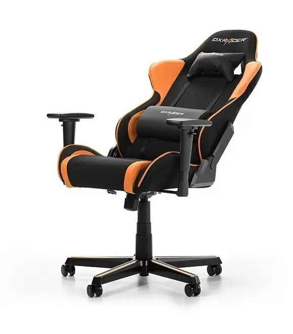 Компьютерное кресло DXRacer GC-F11-NO, черный/оранжевый