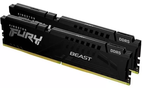 Memorie Kingston Fury Beast 32GB (2x16GB) DDR5-5600MHz, CL40-40-40, 1.25V