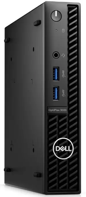 Системный блок Dell Optiplex 3000 MFF (Core i3-12100T/8ГБ/256ГБ), черный