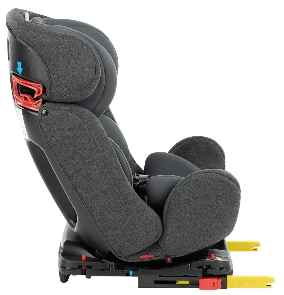 Scaun auto Kikka Boo 4 Safe + Isofix, negru/gri