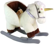 Качалка LeanToys Little Unicorn 15633, кремовый/коричневый