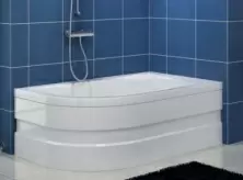 Cadă de baie Shower Anteres 100x160cm R, alb