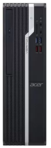 Системный блок Acer Veriton X2660G SFF (Pentium G5400/4ГБ/1ТБ/Intel UHD 610/W10HRu), черный