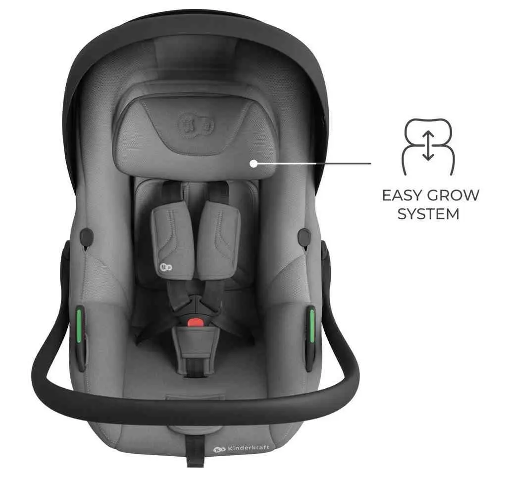 Детское автокресло KinderKraft I-Light, серый