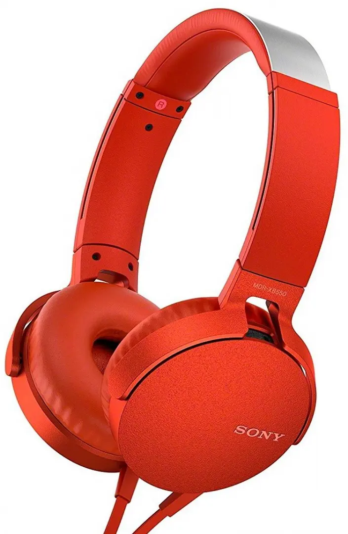 Căşti Sony MDR-XB550AP Extra Bass, roșu pe tehnoparc.md Căşti Sony MDR-XB550AP Extra Bass, roșu