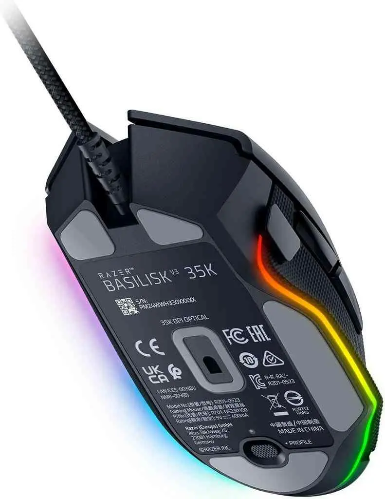 Mouse Razer Basilisk V3 35K, negru pe tehnoparc.md Mouse Razer Basilisk V3 35K, negru