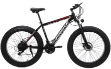 Велосипед Frike Fatbike 26, черный/красный на tehnoparc.md Велосипед Frike Fatbike 26, черный/красный