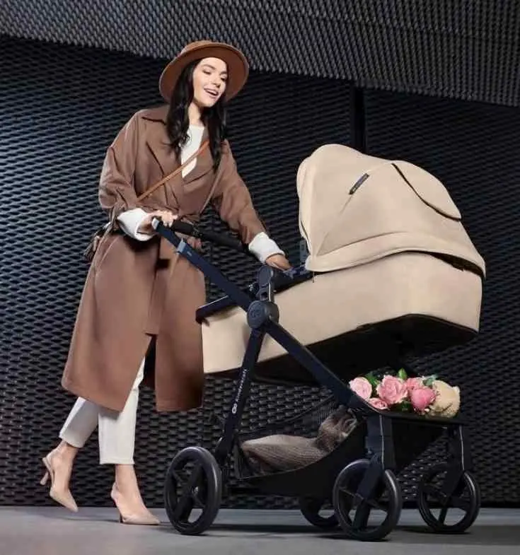 Коляска KinderKraft Newly 3in1 Mink Pro, бежевый