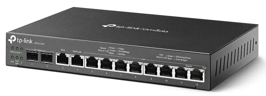 Router TP-Link ER7212PC, negru