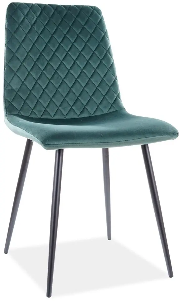 Scaun Signal Irys Velvet, negru/verde pe tehnoparc.md Scaun Signal Irys Velvet, negru/verde