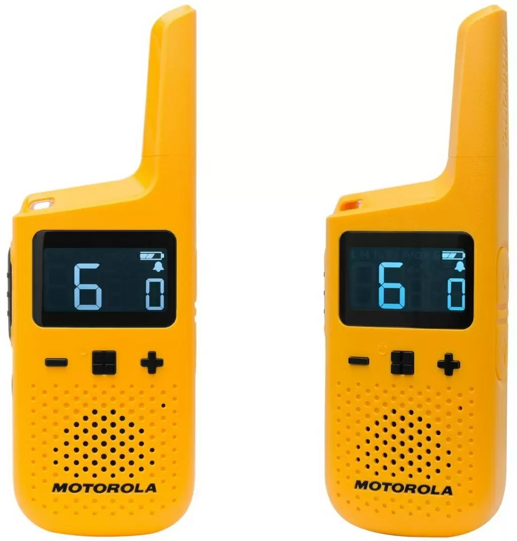 Stație radio portabilă Motorola Talkabout T72, galben
