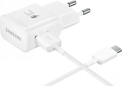 Încărcător Samsung EP-TA20 + Type-C Cable, alb