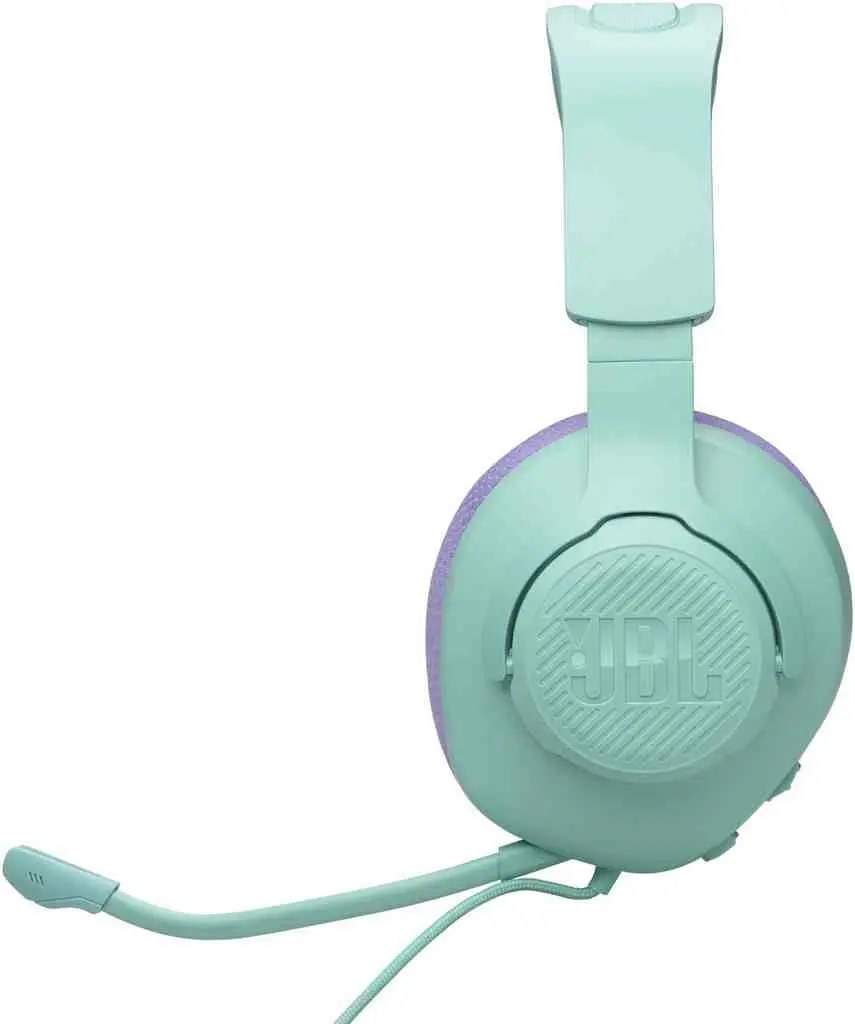 Căşti JBL Quantum 100M2 Cyan, verde/violet