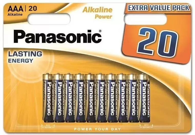 Батарейка Panasonic Alkaline Power AAA, 20шт