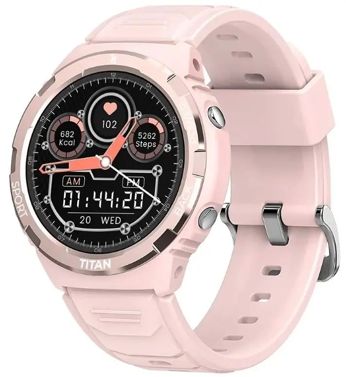 Smartwatch Maxcom FW100, roz