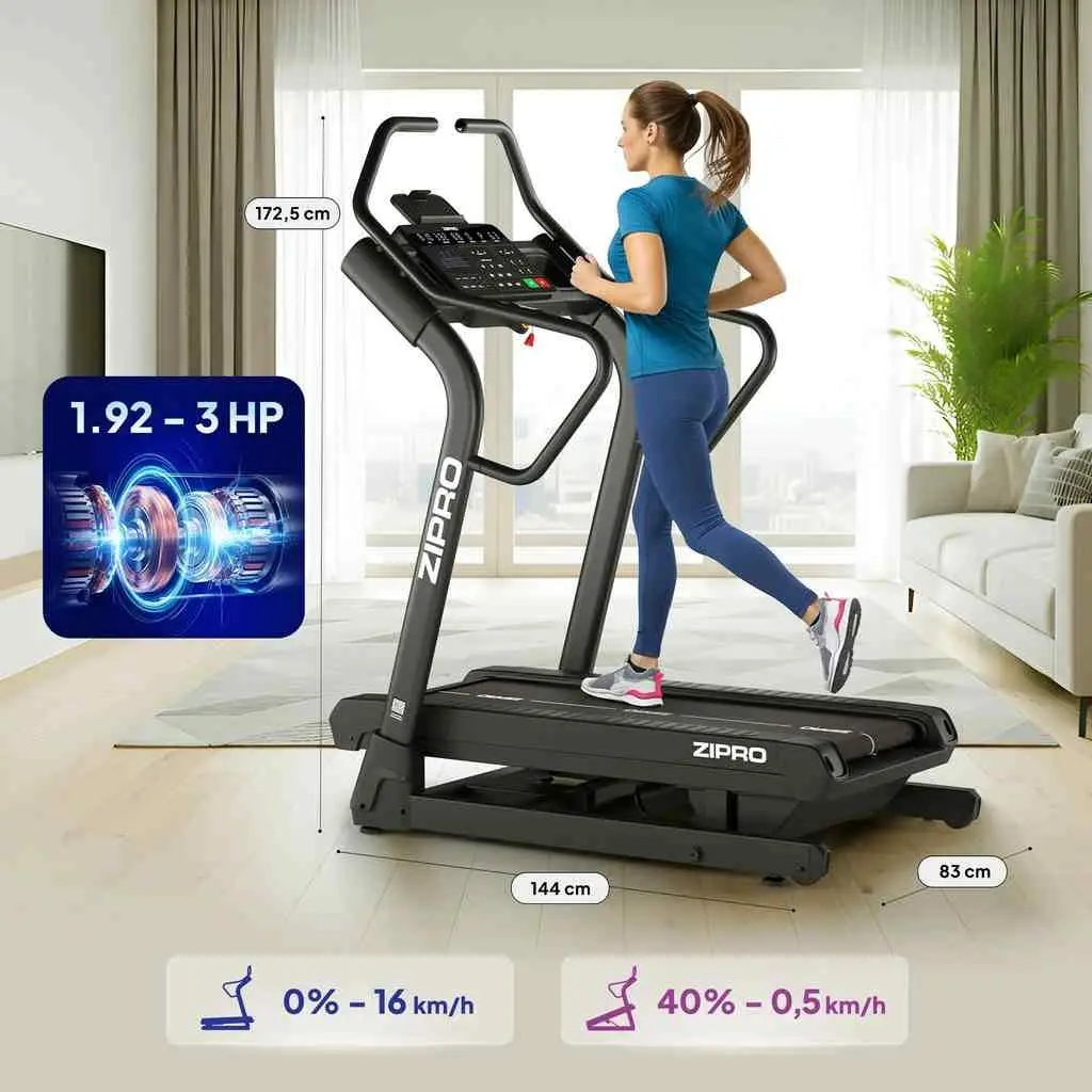 Bandă de alergat Zipro Shred, negru pe tehnoparc.md Bandă de alergat Zipro Shred, negru