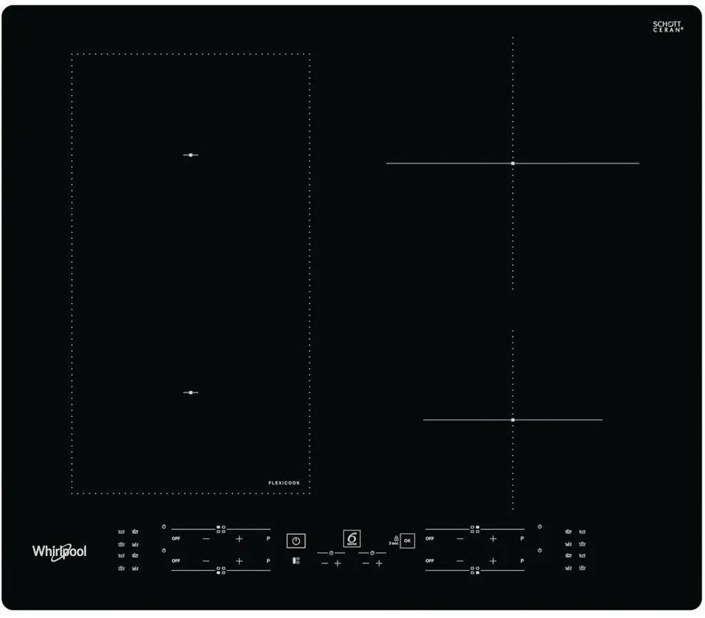 Plita incorporabila cu inducșie Whirlpool WL B8160 NE, negru