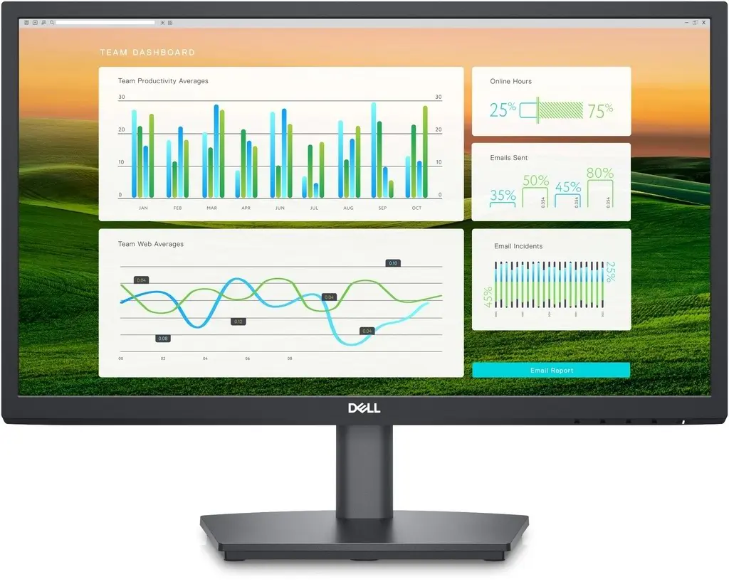 Монитор Dell E2222HS, черный