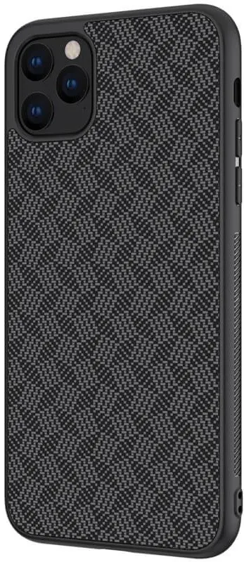 Husă de protecție Nillkin Apple iPhone 11 Pro Max Synthetic Fiber Plaid, negru pe tehnoparc.md Husă de protecție Nillkin Apple iPhone 11 Pro Max Synthetic Fiber Plaid, negru