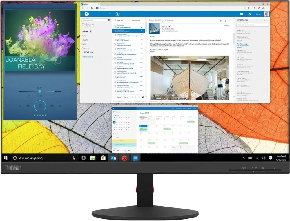 Monitor Lenovo ThinkVision S24Q-10, negru pe tehnoparc.md Monitor Lenovo ThinkVision S24Q-10, negru