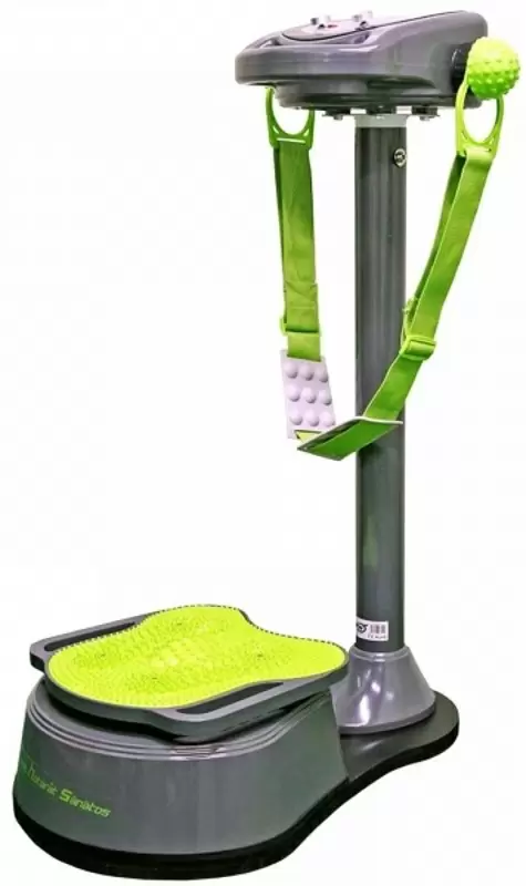 Вибромассажер напольный Dhs 5301, серый/зеленый