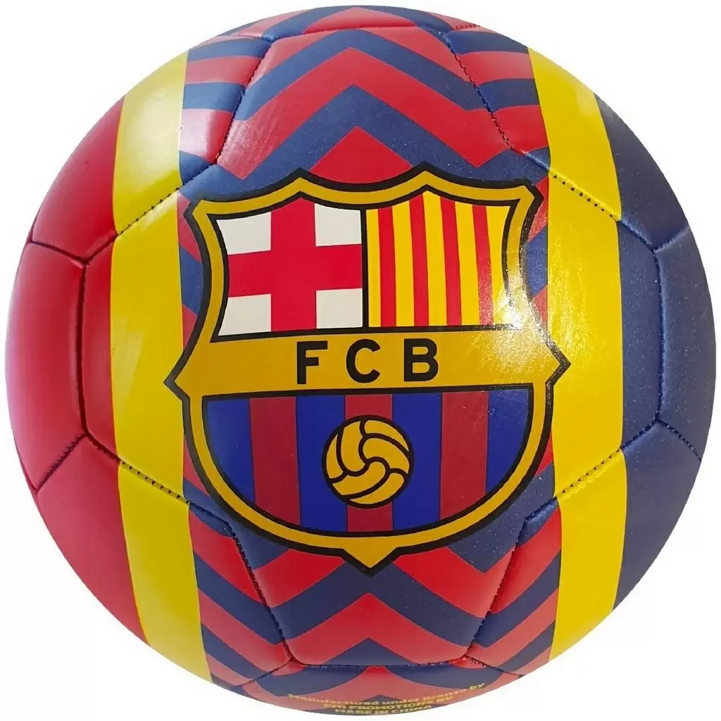 Minge de fotbal Barcelona Zigzag S.5, multicolor