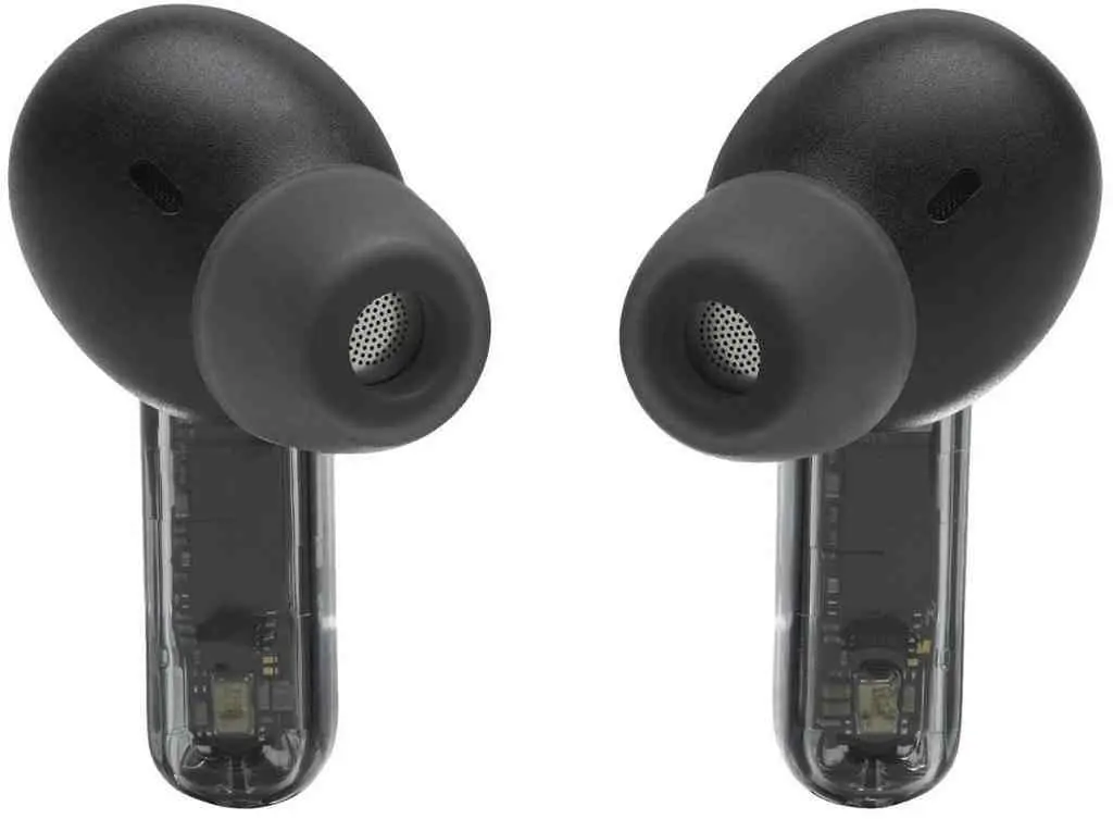 Căşti JBL Tune Beam Ghost, negru
