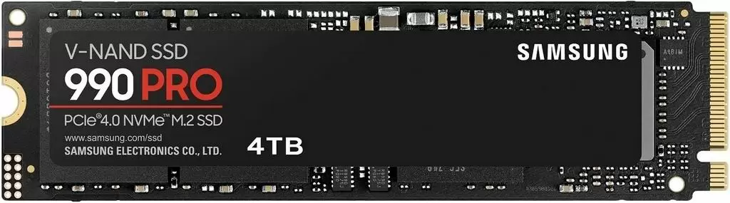 SSD накопитель Samsung 990 PRO M.2 NVMe, 4TB