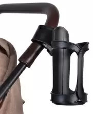 Suport de pahar pentru cărucioare Cangaroo Universal Cup Holder, negru