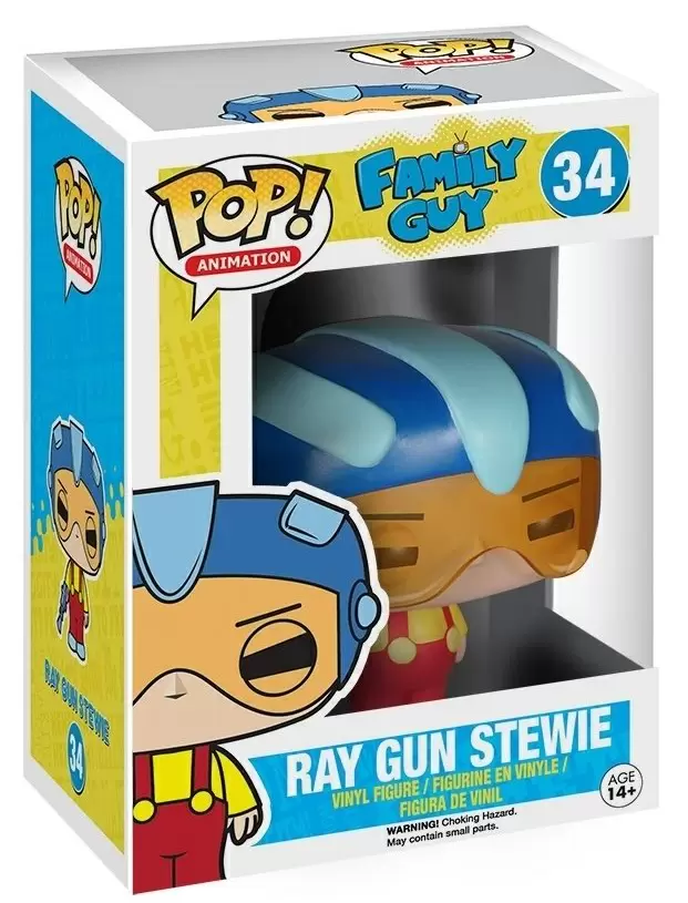 Figura eroului Funko Pop Family Guy: Ray Gun Stewie