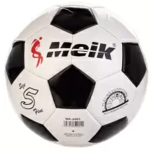 Minge de fotbal 4Play N5, alb/negru