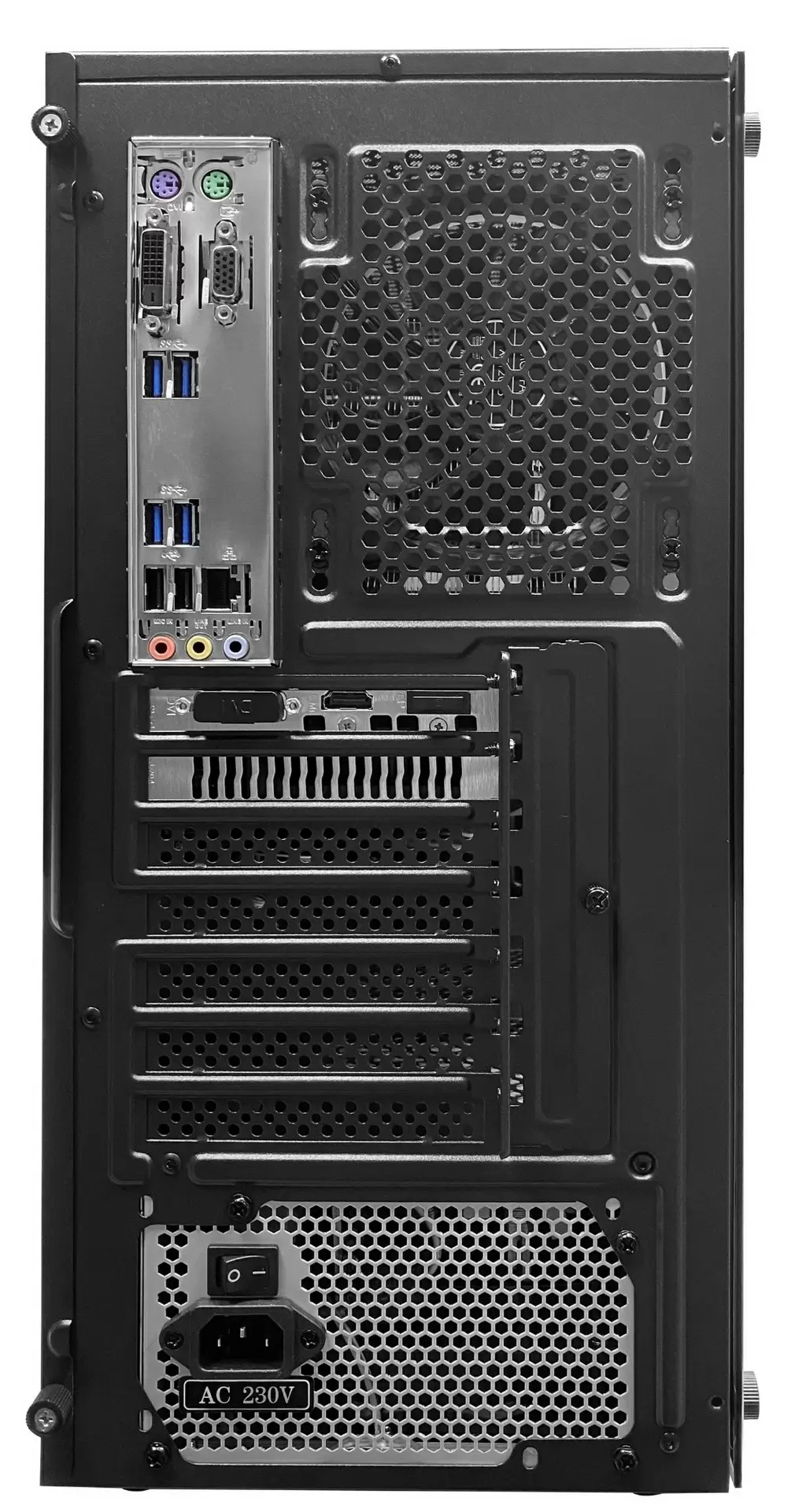 Системный блок Atol PC1047MP (Ryzen3 4100/16ГБ/256ГБ+1ТБ/Radeon RX560 4ГБ GDDR5), черный