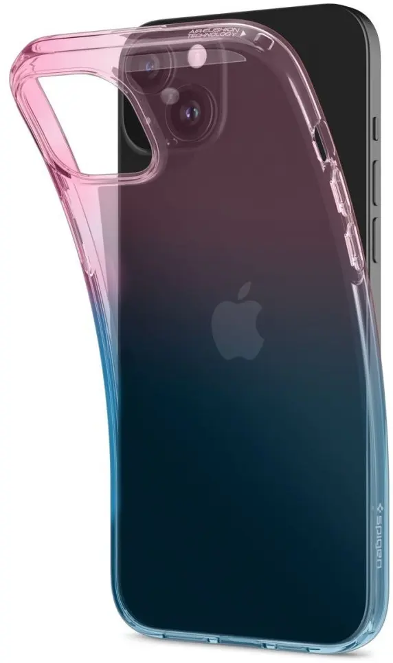 Чехол Spigen iPhone 15 Liquid Crystal Gradiation, розовый