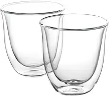 Набор стаканов Delonghi 190мл 2шт, прозрачный