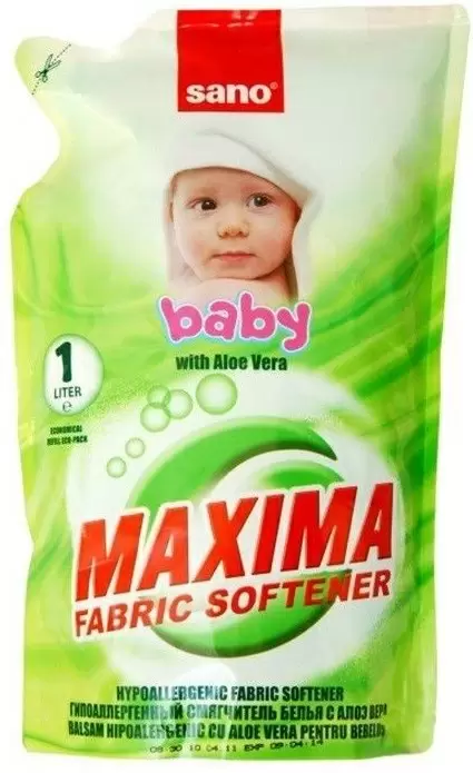 Balsam pentru rufe Sano Maxima Baby Aloe Vera 1L