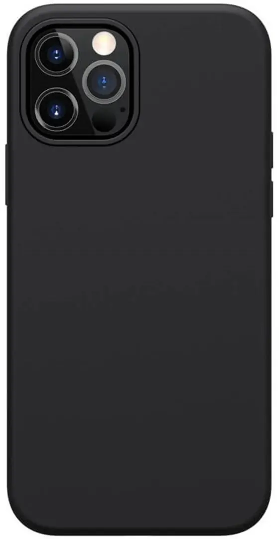 Husă de protecție Nillkin iPhone 12/12 Pro Flex Pure Black, negru pe tehnoparc.md Husă de protecție Nillkin iPhone 12/12 Pro Flex Pure Black, negru