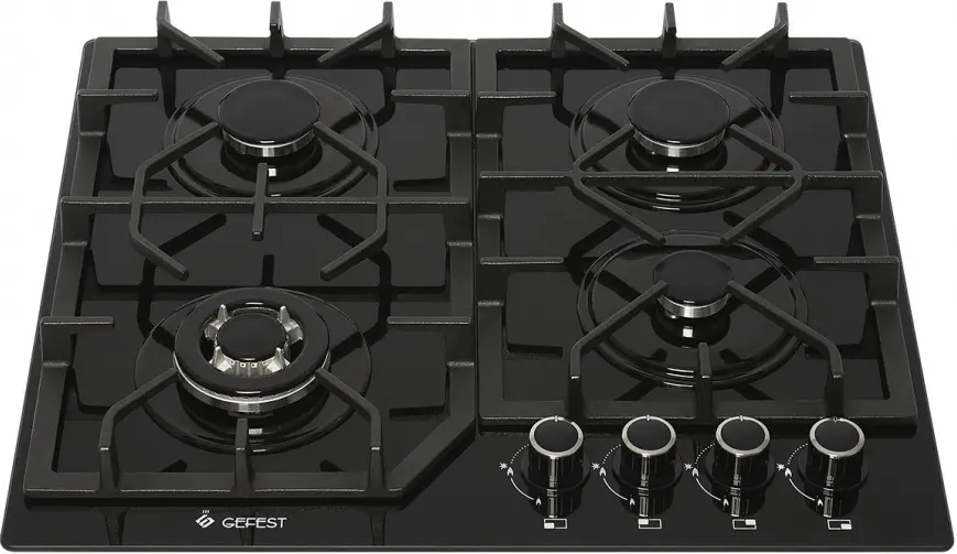 Plită incorporabilă cu gaz Gefest PVG 2232-01, negru