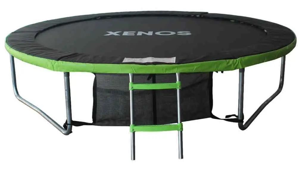 Батут Xenos XT-12FT 366cm, черный/зеленый