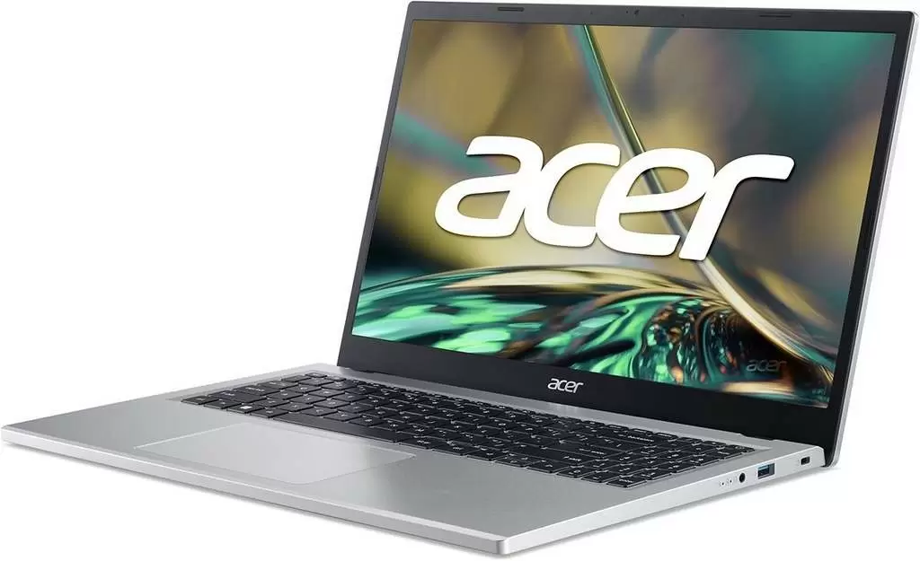 Laptop Acer Aspire A315-510P NX.KDHEU.005 (15.6"/FHD/Intel Processor N100/8GB/256GB/Intel UHD), argintiu