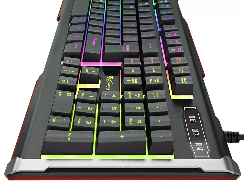 Tastatură Genesis Rhod 400 RGB (US), negru