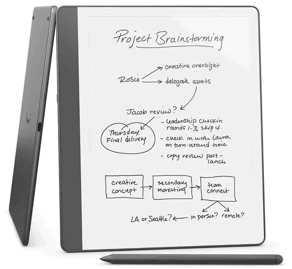 Электронная книга Amazon Kindle Scribe 1st Gen 2024 64GB, серый