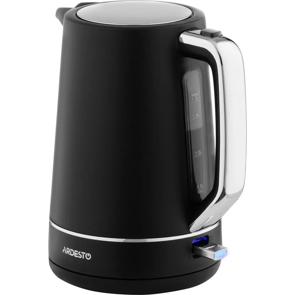 Электрочайник Ardesto EKL-450B, черный, черный