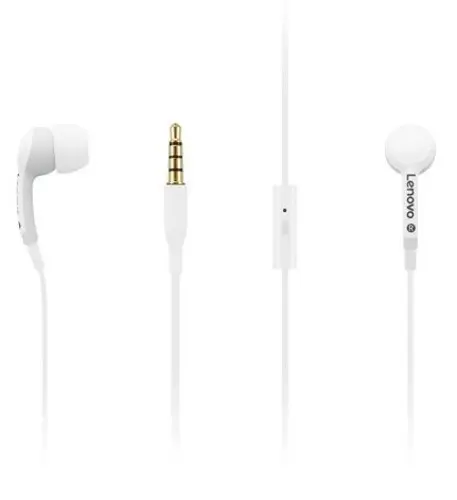 Наушники Lenovo 100 in-ear Headphone, белый