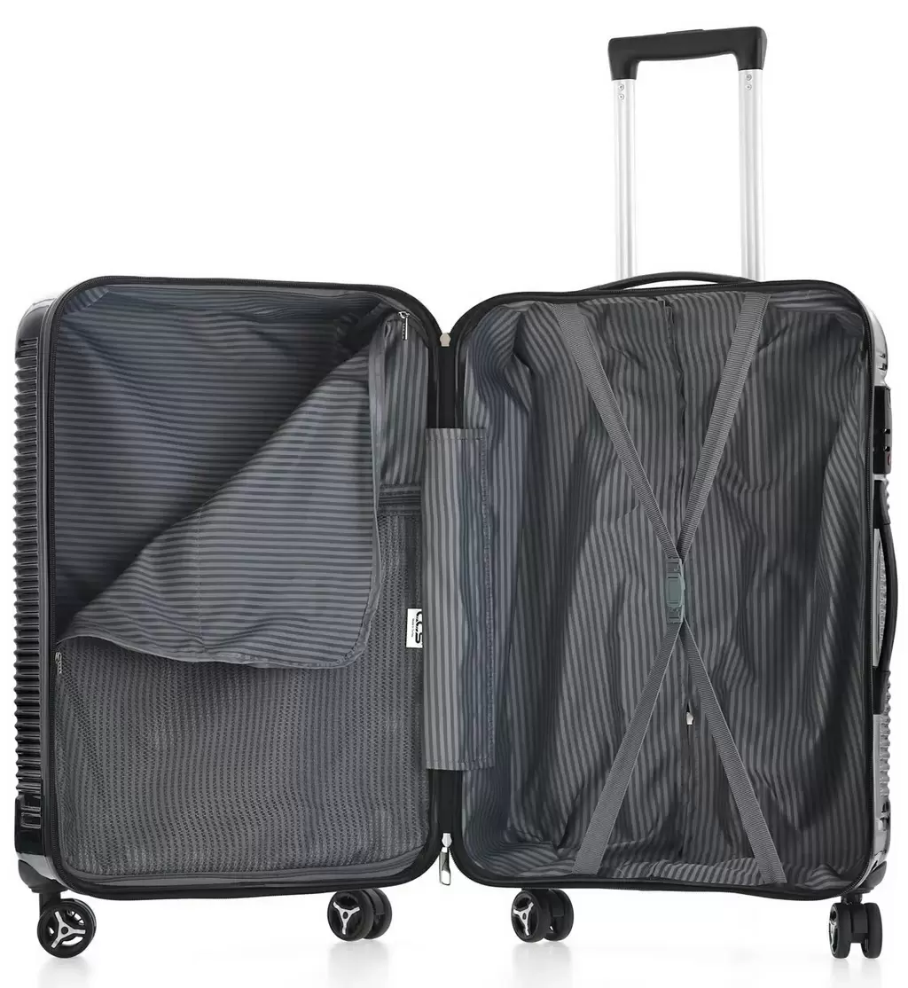 Комплект чемоданов CCS 5179 Set, черный