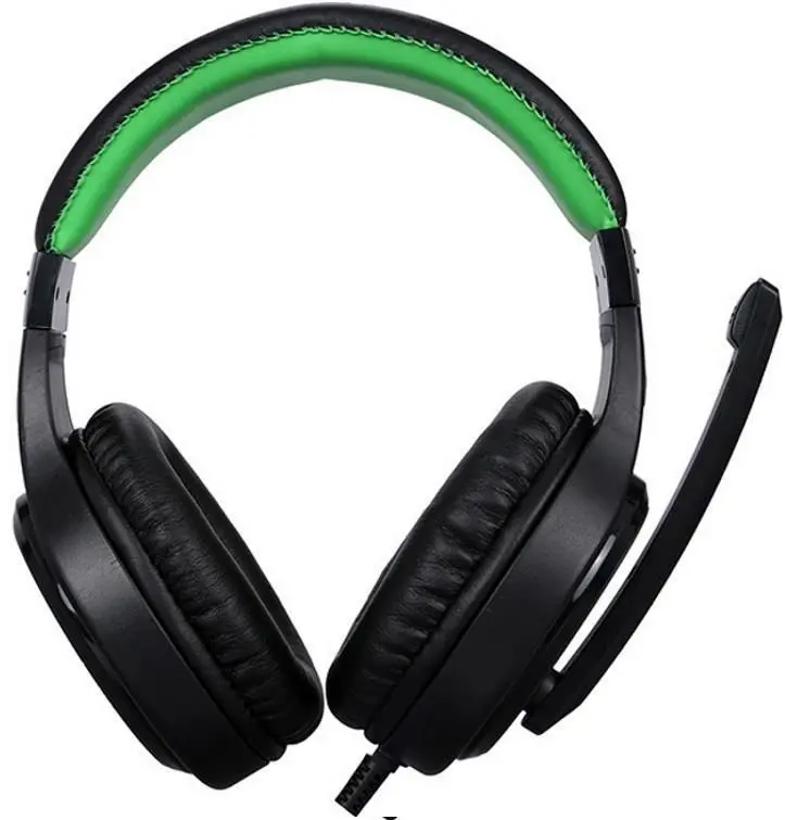 Căşti Marvo H8323, negru/verde