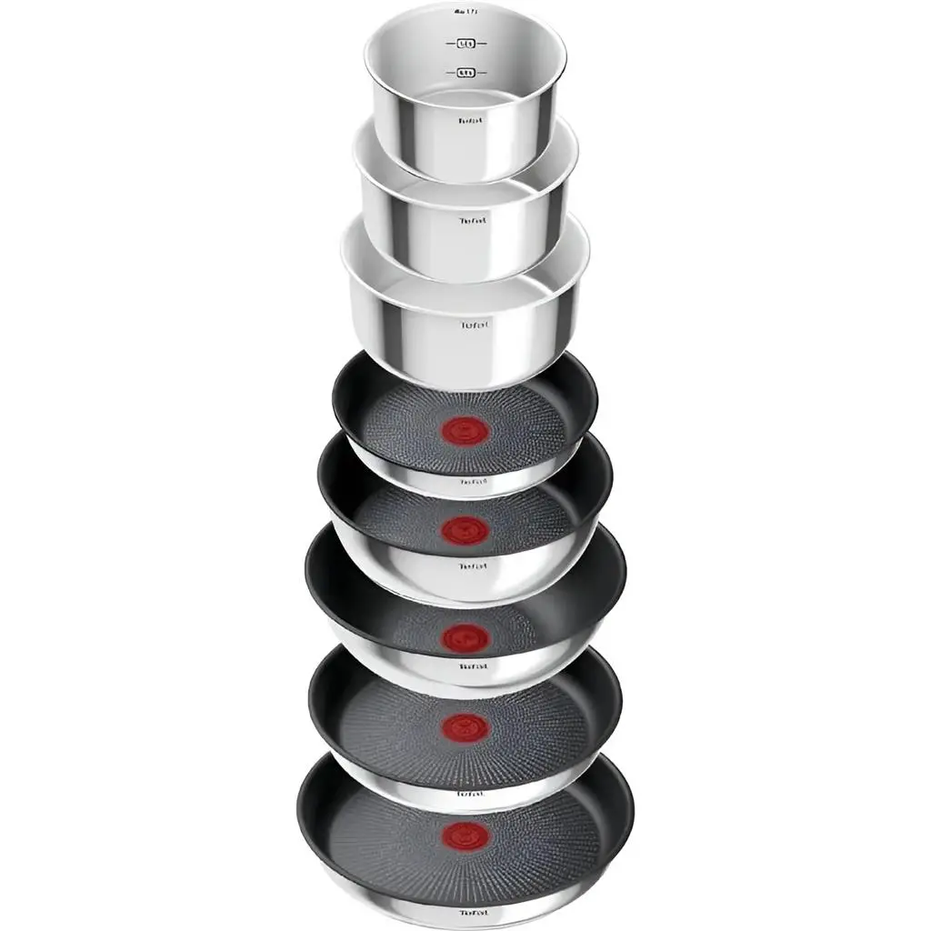 Set vase de gatit Tefal L897SJ04, argintiu pe tehnoparc.md Set vase de gatit Tefal L897SJ04, argintiu