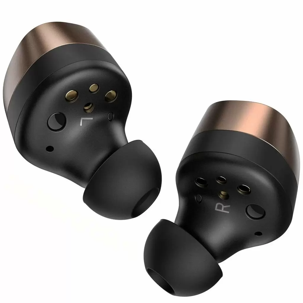 Căşti Sennheiser Momentum 4 TWS, negru/auriu