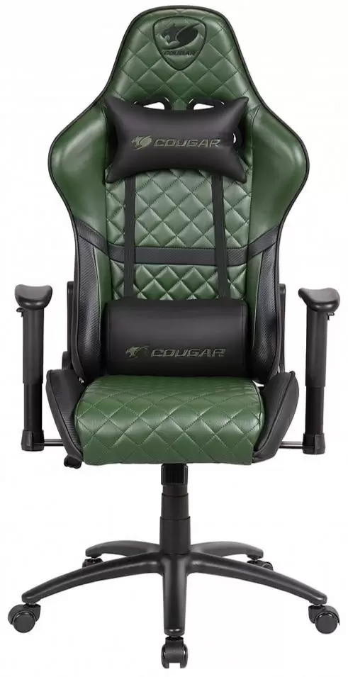Компьютерное кресло Cougar ARMOR ONE X, черный/зеленый