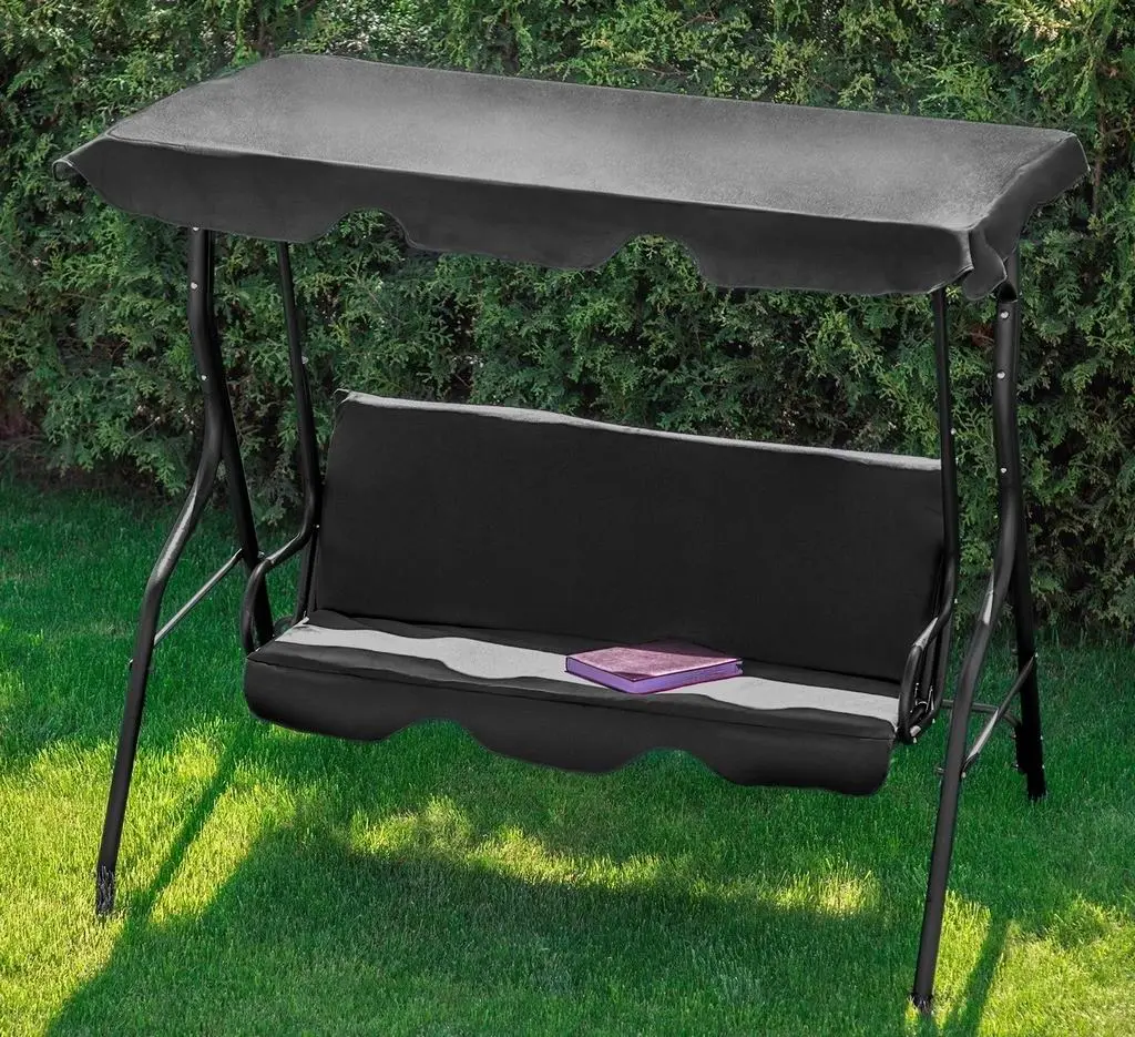 Leagăn de grădină FunFit Relax, negru