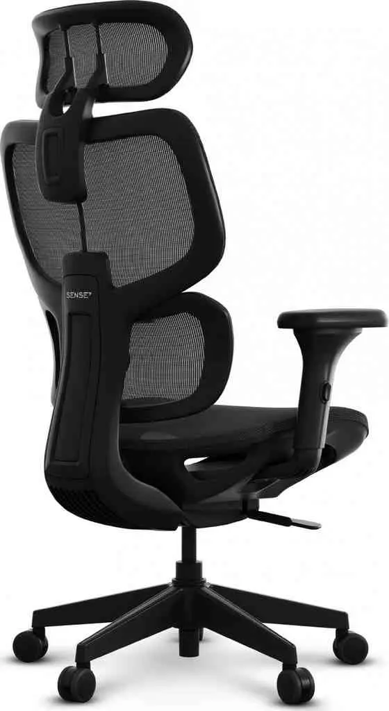 Scaun de birou SENSE7 Nobu, negru